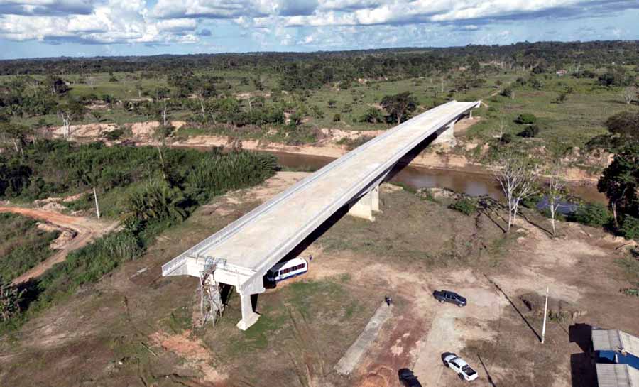 Governo do Acre e Dnit vistoriam nova ponte no Anel Viário de Brasileia-Epitaciolândia