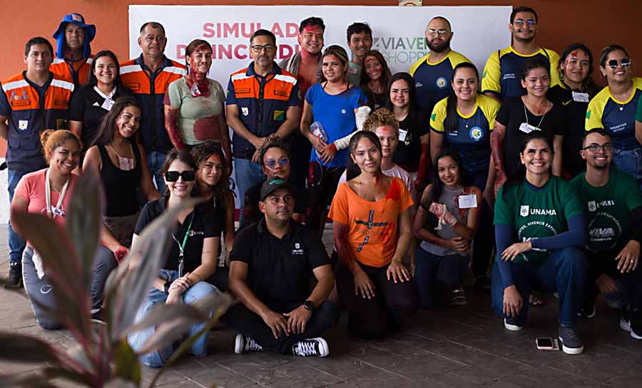 simulado de incendio 006