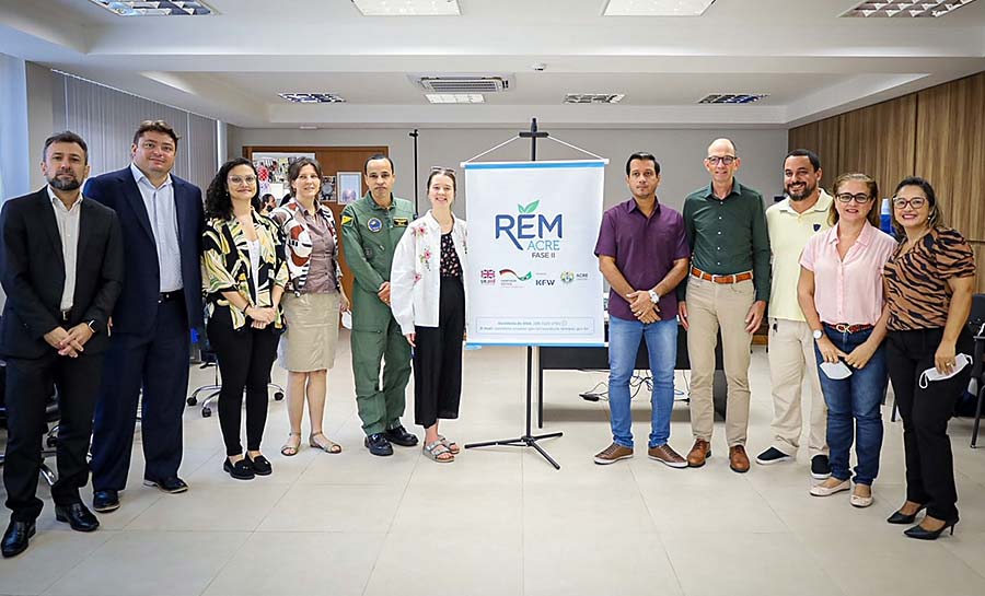 Gestores do Acre e representantes da Alemanha e Reino Unido dialogam sobre reestruturação do Programa REM