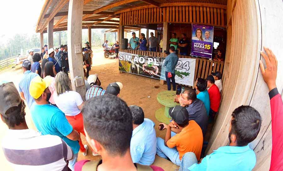 Em visita à Reserva Chico Mendes, Mara reafirma o apoio a produção e serviços de saúde, educação infraestrutura na região como prioridade de sua gestão