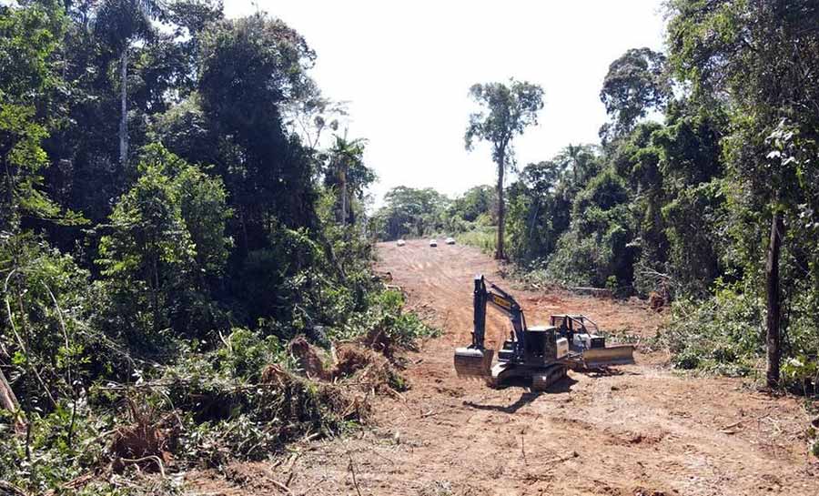 MP apura possíveis danos ambientais causados pela abertura de estrada entre Cruzeiro do Sul e Porto Walter