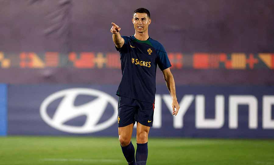 Cristiano Ronaldo tenta conduzir Portugal às quartas da Copa do Catar