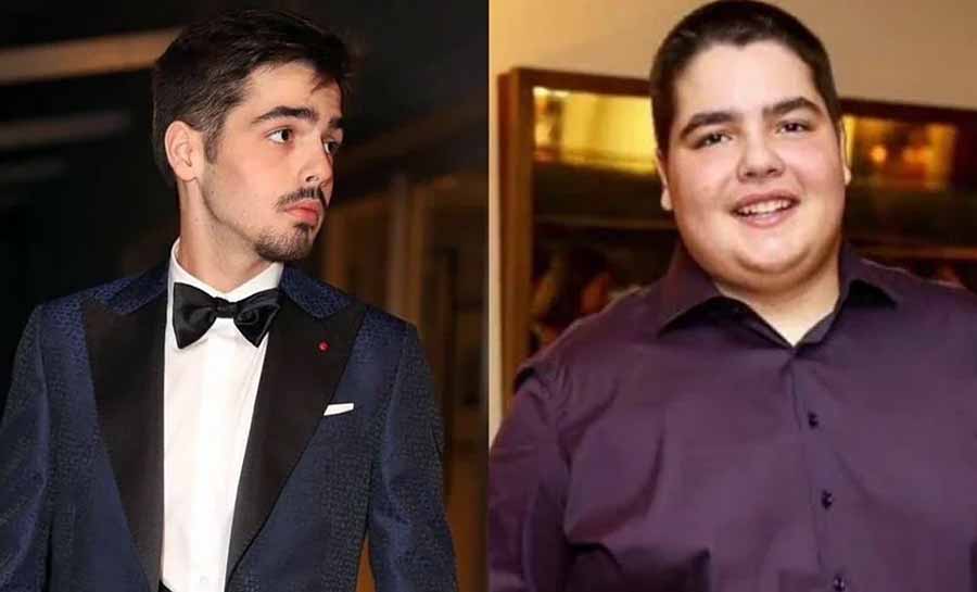 Após perder 75kg, filho de Faustão publica antes e depois