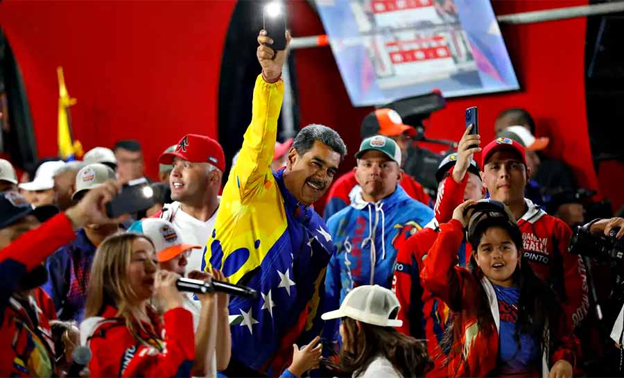 Nicolás Maduro é oficialmente reeleito presidete da Venezuela: “Deus colocou sua mão”