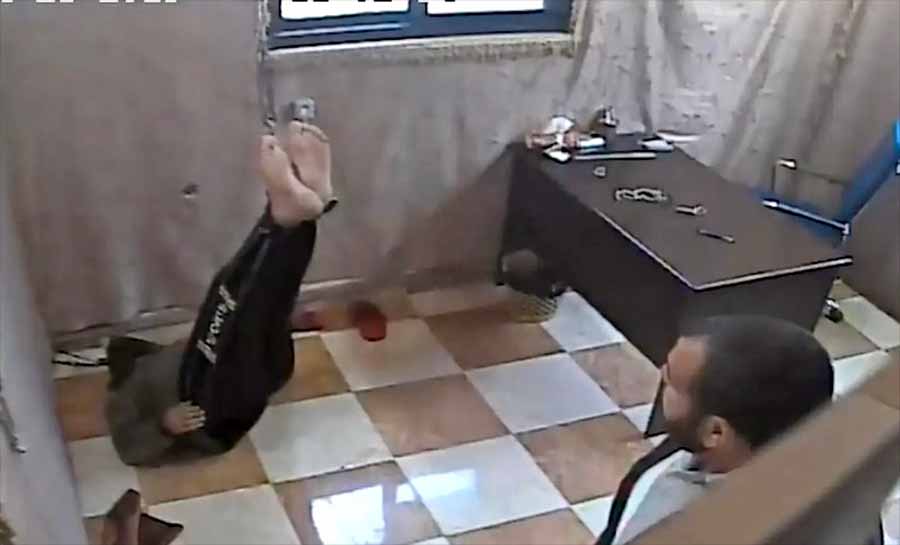Táticas de tortura do Hamas são capturadas por câmeras de segurança; veja