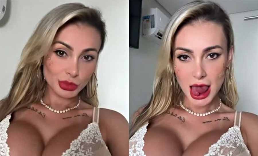Andressa Urach revela faturamento milionário em plataforma adulta: ‘Top 1’