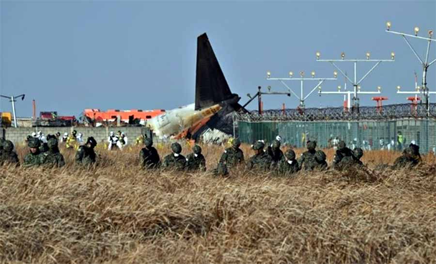 Coreia do Sul ordena inspeção em aviões Boeing após desastre aéreo que vitimou 179 pessoas
