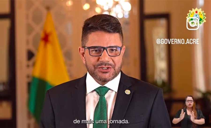 Em mensagem de Ano Novo, Gladson diz que 2024 foi um ano de ‘superação e avanços’