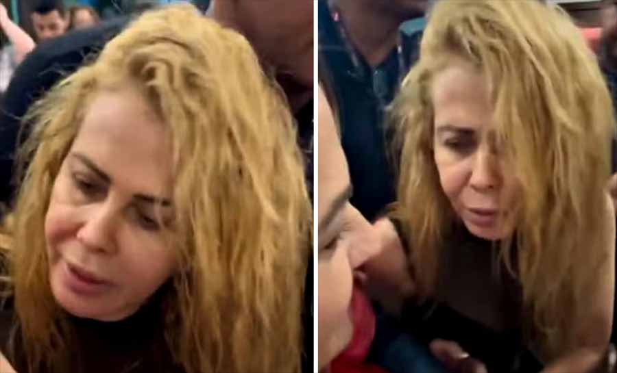 Joelma preocupa fãs ao surgir abatida antes de show em Vitória (ES); assista