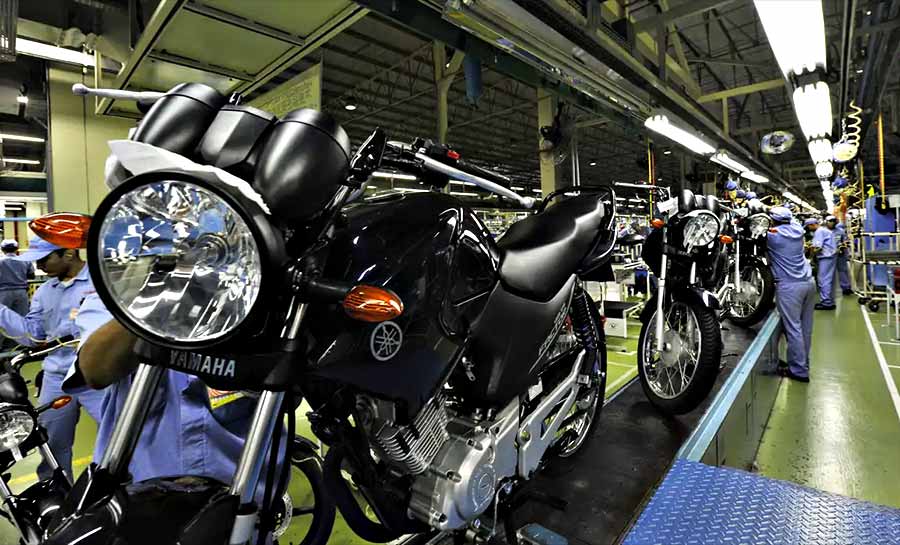 Produção de motocicletas cresceu 11,1% em 2024, aponta Abraciclo