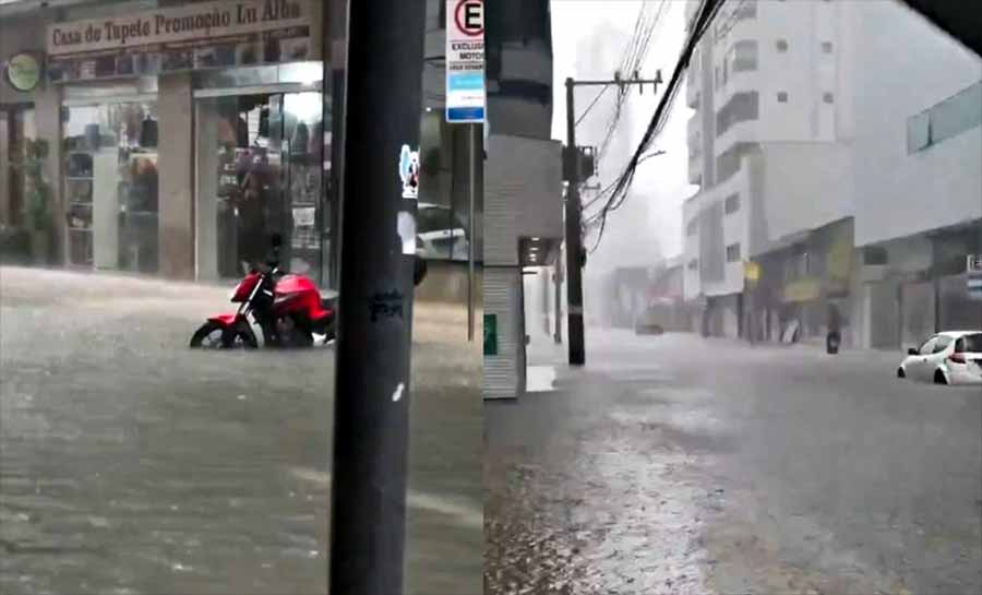 Chuva segue forte em SC e PR; veja previsão do tempo nesta sexta