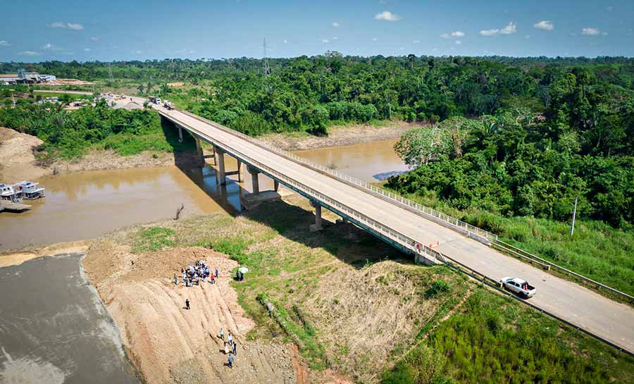DNIT alerta para interdição total da ponte sobre o Rio Caeté, na BR-364/AC, a partir desta sexta-feira (24)