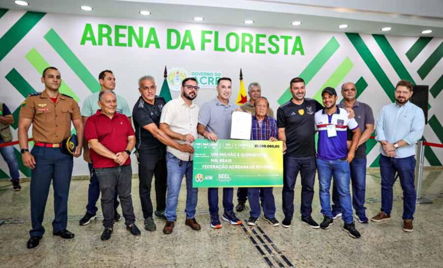Governo do Acre reforça apoio ao futebol local com investimento de R$ 1,5 milhão