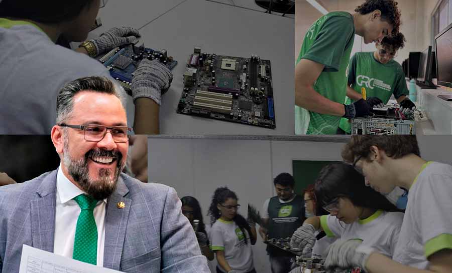 Senador Alan Rick impulsiona projeto de inclusão digital, capacitação profissional e sustentabilidade no Acre