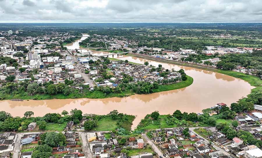 Defesa Civil monitora subida dos rios após alerta de chuvas intensas no Acre