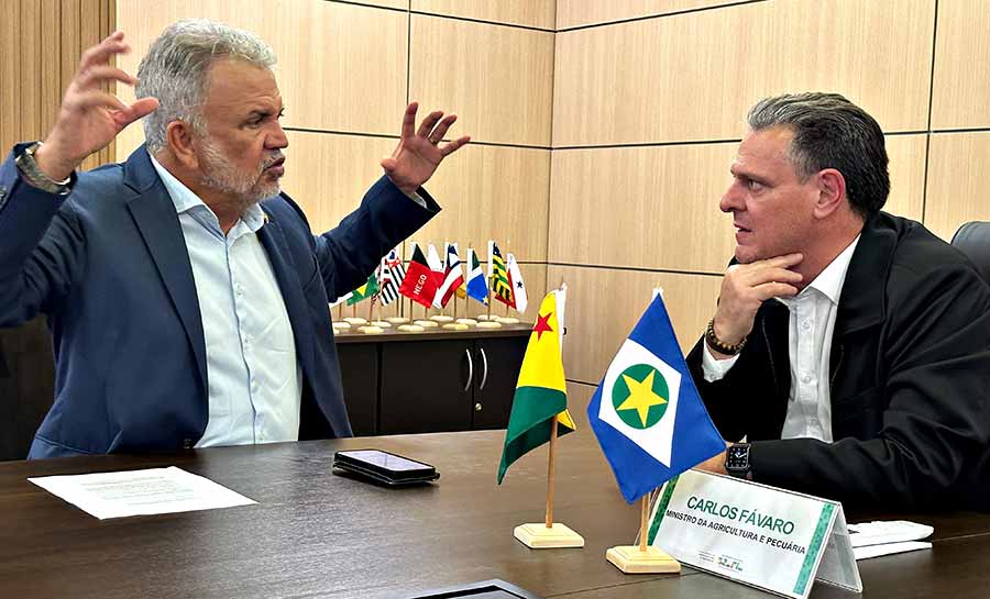Petecão atua junto ao Ministério da Agricultura para fortalecer economia do Acre