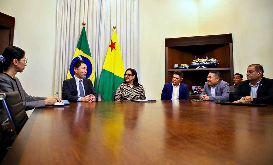 Vice-governadora Mailza Assis recepciona cônsul-geral do Japão e garante parcerias para intercâmbio comercial e ambiental