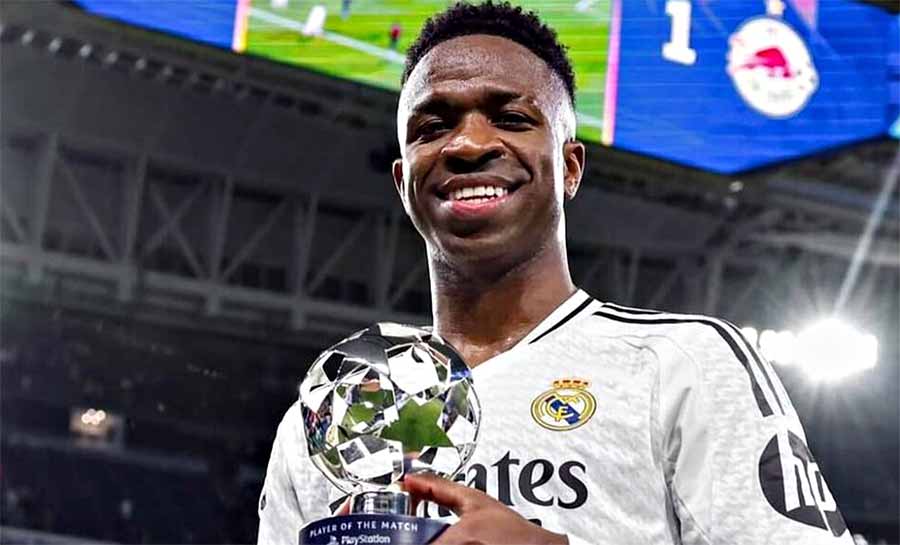 Alvo de árabes, Vini Jr abre jogo sobre futuro no Real Madrid