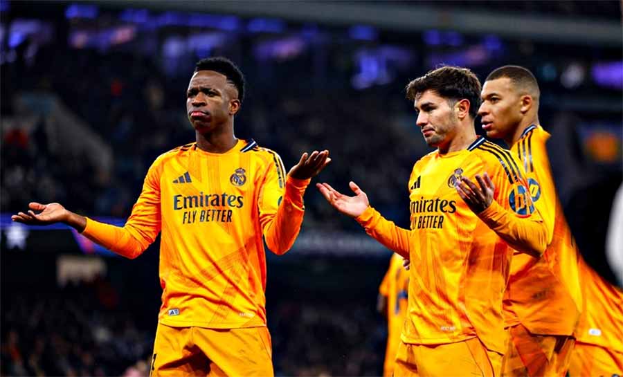 Champions: Vini Jr manda indireta após Real Madrid eliminar City