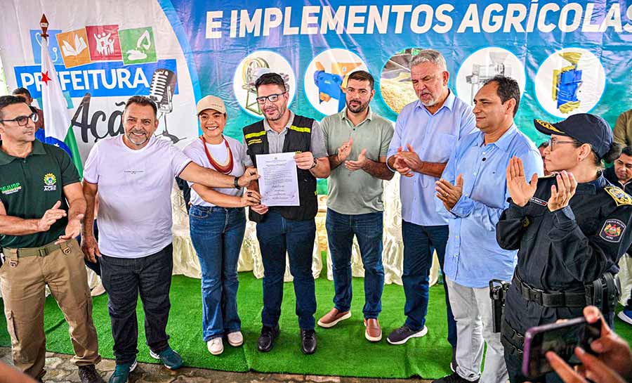 Governo do Acre reforça segurança e mobilidade em Marechal Thaumaturgo com entrega de CNHs sociais e ordem de serviço para novo pelotão da Polícia Militar