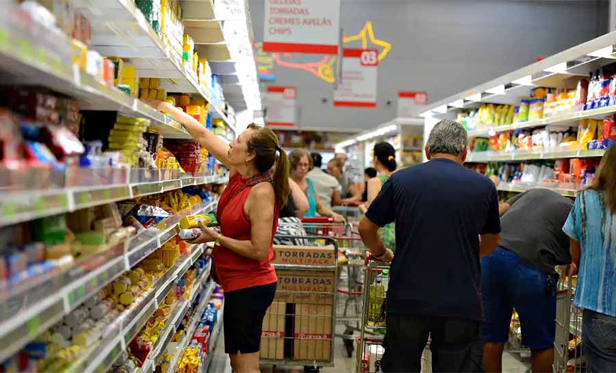 Prévia da inflação de fevereiro é de 1,23%