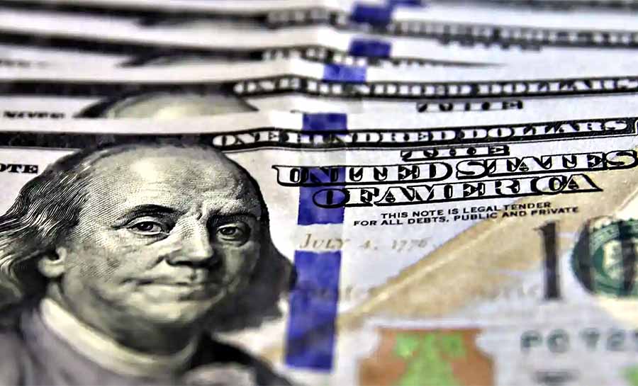 Dólar sobe a R$ 5,85 com temor de recessão nos EUA
