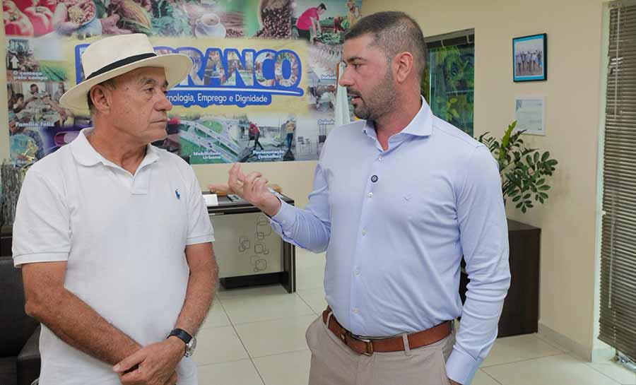 Na primeira visita oficial a Bocalom, Nicolau Jr enaltece trabalho do prefeito e diz: “Fazemos parte do mesmo time”