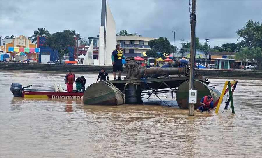 Mais de 300 mil moradores de Rio Branco seguem sem água após problemas nas bombas: ‘sufoco’