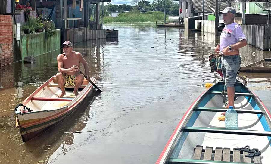 Cheia do Rio Juruá afeta mais de 6 mil pessoas e interrompe ano letivo em creche do AC: ‘sem condições de funcionar’