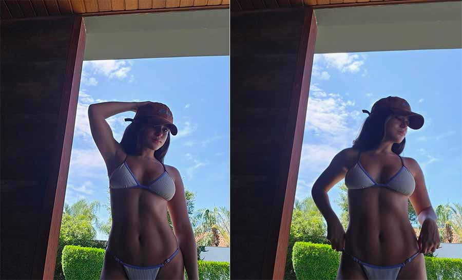 Maisa arranca elogio com fotos de biquíni em viagem: “Perfeita”