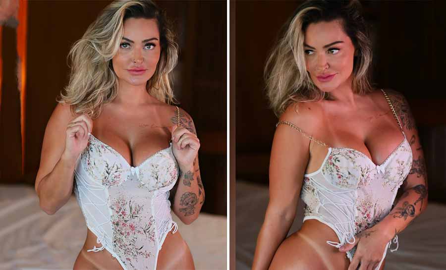 “Mamãe também pode”, diz Laura Keller ao usar lingerie em ensaio