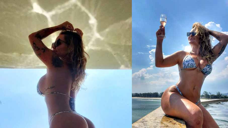 Laura Keller renova bronzeado em viagem para o litoral: “Linda”
