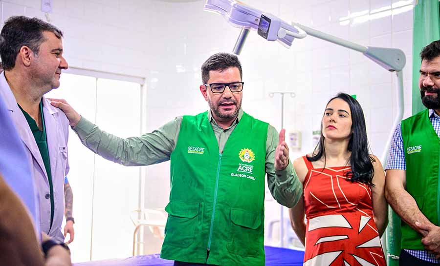Governador Gladson Camelí entrega primeira etapa da revitalização da Unidade Mista de Saúde em Acrelândia