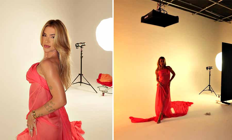 Virgínia choca fãs ao apostar em look transparente para campanha