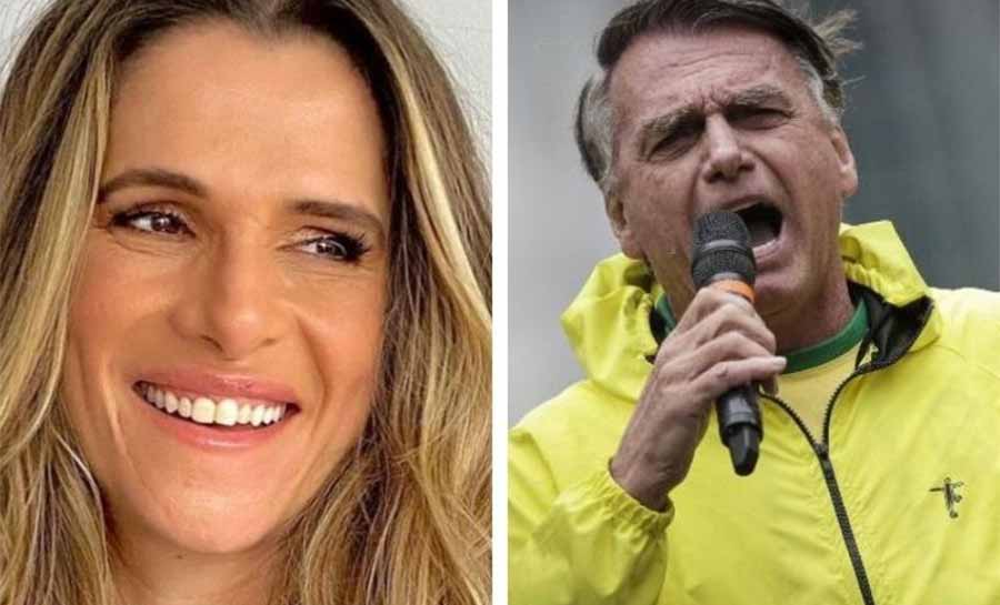 Ingrid Guimarães ironiza inglês de Bolsonaro