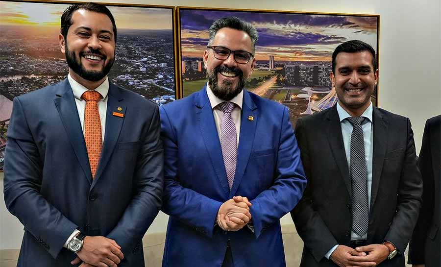 Jarude e presidente nacional do NOVO convidam Alan Rick para disputar o governo pelo partido em 2026: “Estamos prontos”
