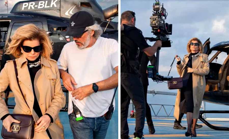 Debora Bloch posa de Odete e brinca com chegada de Lady Gaga
