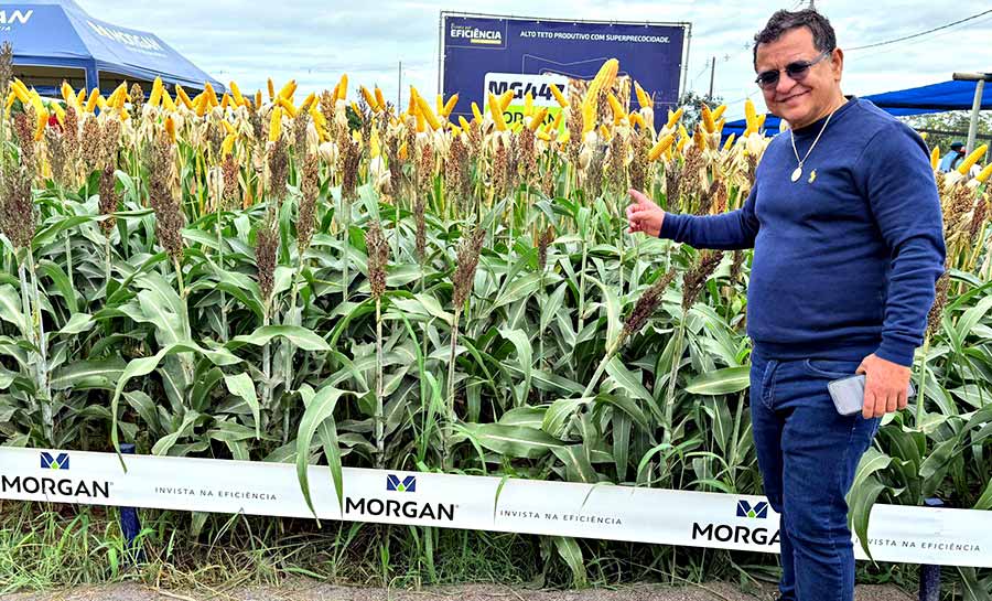Gonzaga visita feira Rondônia Rural Show e conhece acreanos que levaram a farinha do Acre para as mesas dos rondonienses