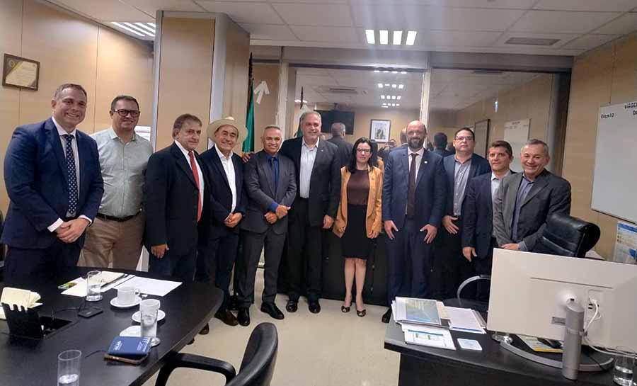 Presidente do Saneacre participa de agenda estratégica em Brasília para avançar no Saneamento básico do Acre