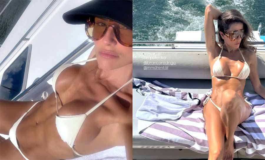 Sol de Miami: Deborah Secco encanta em fotos de biquíni