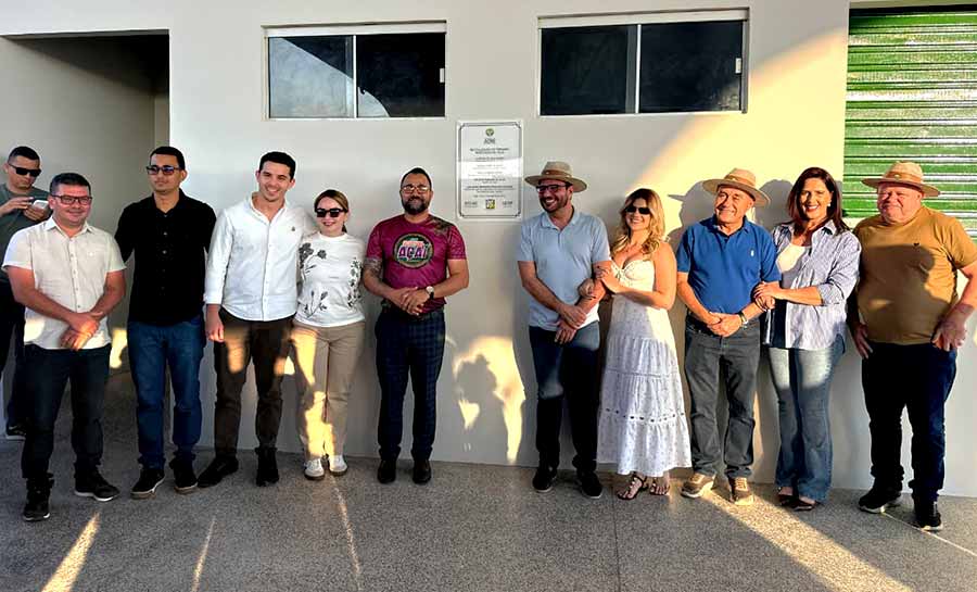 Governador Gladson Cameli e prefeito Tião Bocalom participam de inaugurações em Feijó