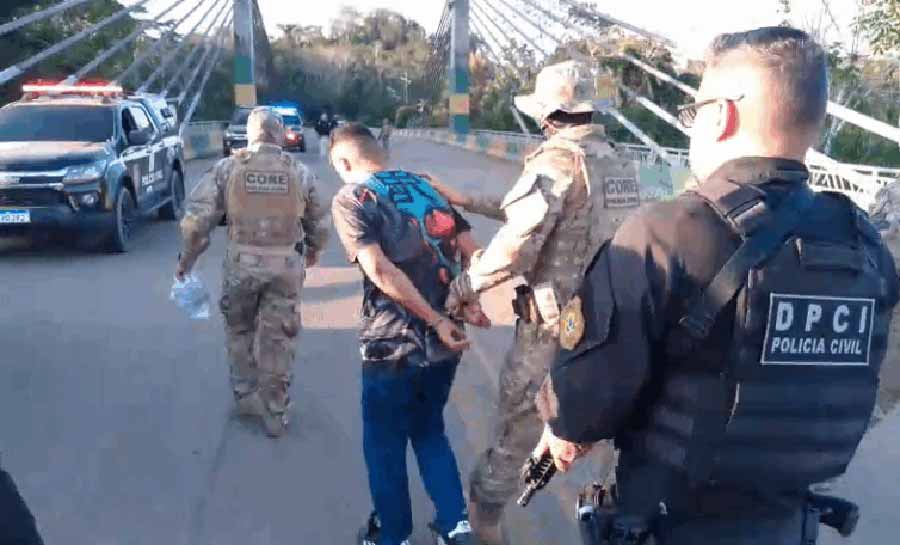 Polícia Civil do Acre prende criminoso com apoio da polícia peruana em operação binacional