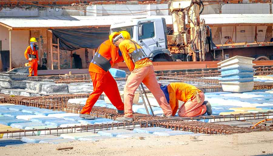 Novo Mercado Elias Mansour já tem 35% da obra concluída