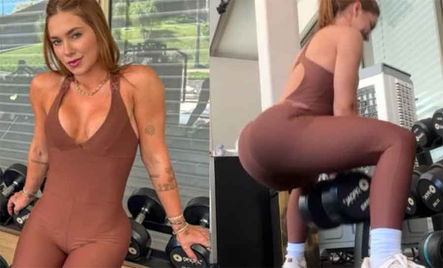 Virgínia Fonseca pega firme durante treino na academia: “Amo”