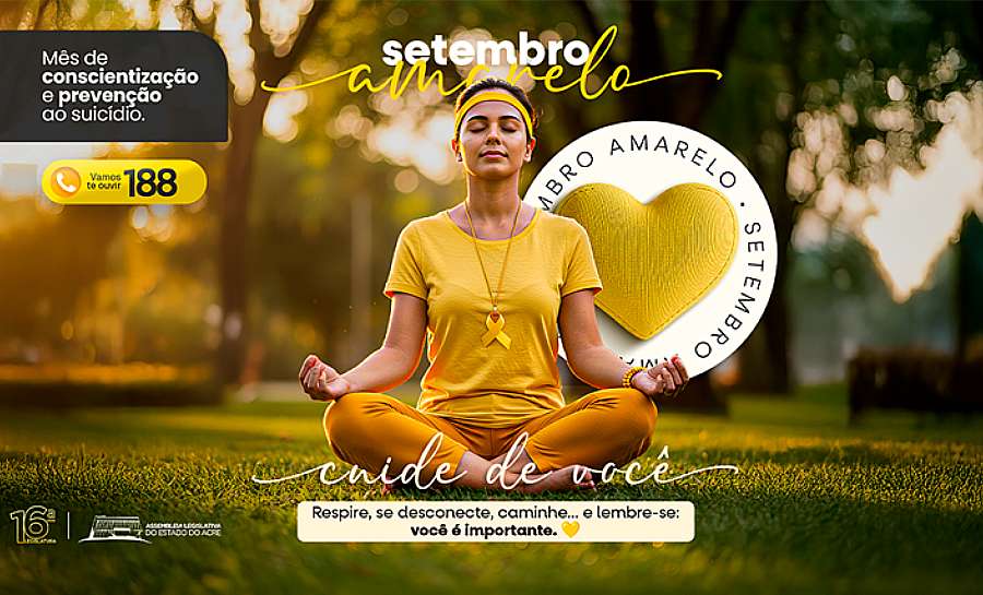 Aleac reforça importância do Setembro Amarelo na valorização da vida
