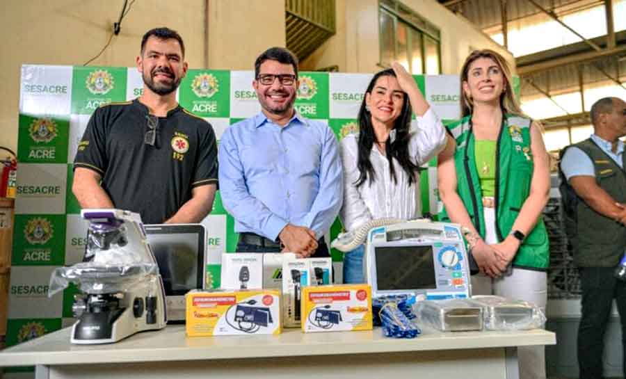 Governador Gladson Camelí entrega R$ 3,7 milhões em equipamentos hospitalares para modernizar unidades de saúde