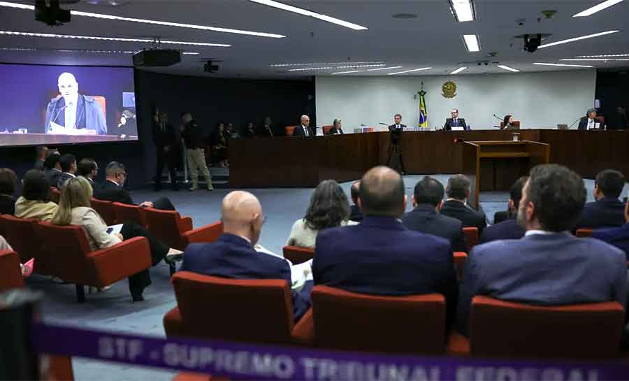 STF: apenas um réu comparece ao 1° dia de julgamento da trama golpista