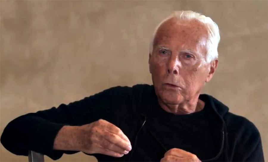 Morre Giorgio Armani, designer italiano, aos 91 anos