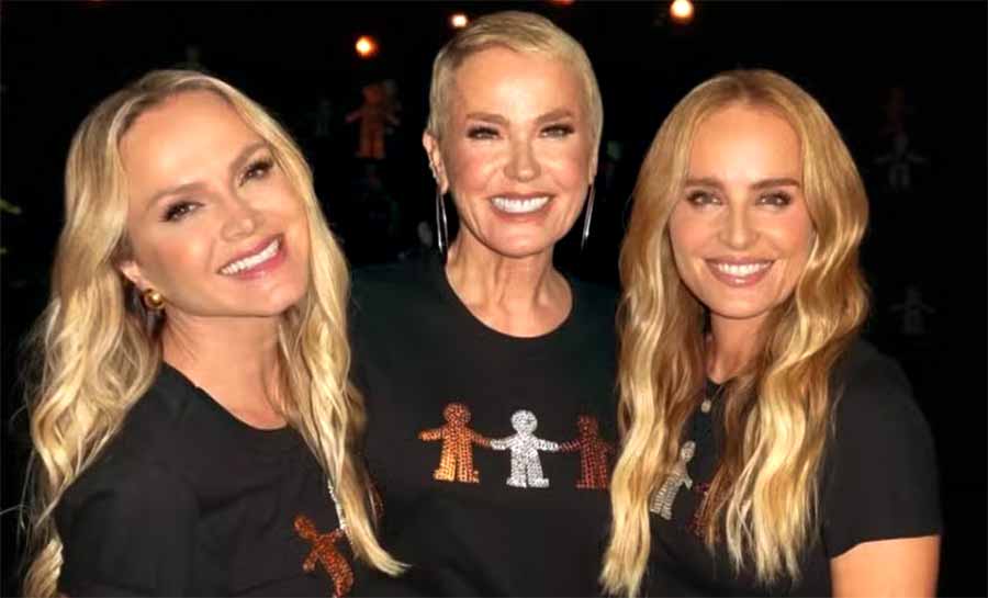 Angelica, Xuxa e Eliana se reúnem para gravar “Criança Esperança”