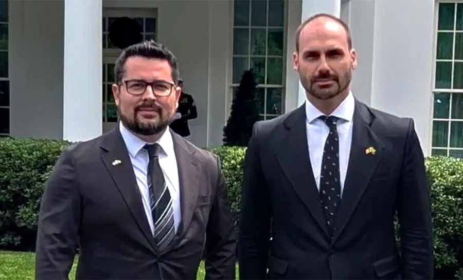 PGR denuncia Eduardo Bolsonaro e Paulo Figueiredo por coação